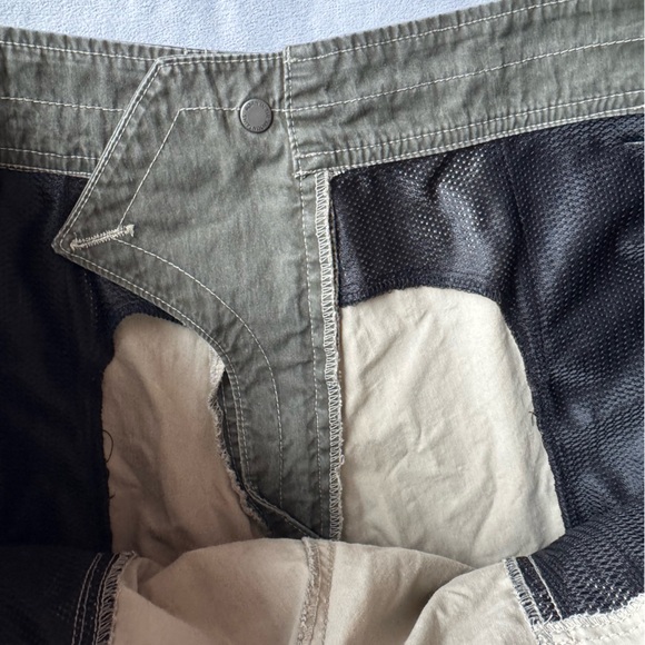 KÜHL Ramblr shorts olive green vintage patina dye cargo pockets Men 38 - Picture 10 of 15